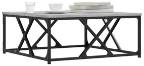 vidaXL Τραπεζάκι Σαλονιού Γκρι Sonoma 70x70x30 εκ. Επεξεργασμένο Ξύλο