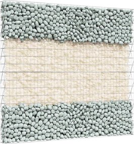 vidaXL Πέτρες Κήπου Χρυσό 12 cm Γυαλί