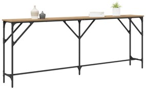 vidaXL Κονσόλα Ξύλο Δρυός 200x29x75 εκ