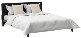 vidaXL Πάπλωμα Άλλο με μαξιλάρι 3 pcs Λευκό 240 x 260 εκ. Μικροΐνες