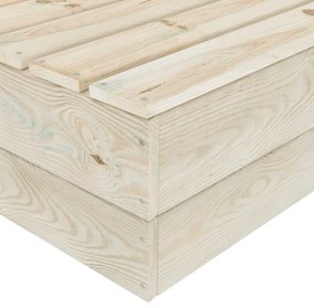 vidaXL Τραπέζι Κήπου 60x60x30 εκ. από Εμποτισμένο Ξύλο Ερυθρελάτης