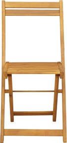 vidaXL Καρέκλες εξωτερικής βεράντας 8 pcs Φυσικό 40 x 53 x 80 εκ