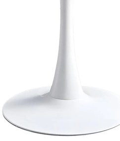 Σετ Τραπεζαρίας Elijah - Bella 3 τεμ σε Λευκό - Μπέζ Φ60x74εκ. 60x60x74 εκ.