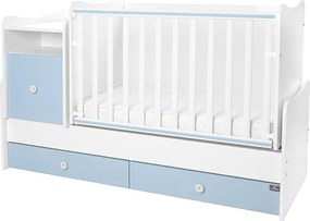 BED TREND PLUS NEW 70/160 WHITE/BABY BLUE