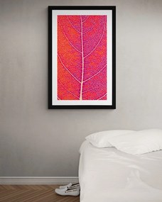 Αφίσα με πασπαρτού Δομή φύλλου - 40x60 white
