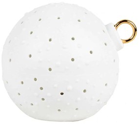 Διακοσμητικό Wonder Sphere Με Φωτισμό Led RD0090300 11x9x8,5cm Με Μπαταρίες White-Gold Raeder
