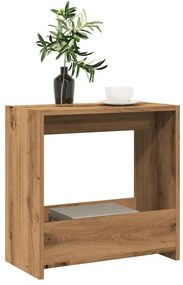 vidaXL Side Table Artisan Oak 50x26x50 cm Κατασκευασμένο ξύλο