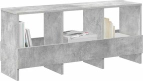 vidaXL Ράφι Περιοδικών Σκυρόδεμα Γκρι 102 x 30 x 45 εκ.