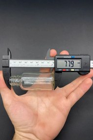 Glass Bottle Set (12 Pieces) Tu-30Ccgumus12Lı Transparent
Silver