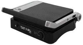 Estia Σαντουιτσιέρα - Γκριλιέρα Toast And Grill 4 Θέσεων 2000w Με Αποσπώμενες Πλάκες 06-11857