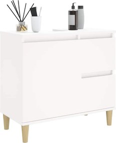 vidaXL Ντουλάπι Μπάνιου Λευκό 65 x 33 x 60 εκ. από Επεξεργασμένο Ξύλο