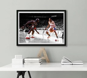 Πόστερ &amp; Κάδρο Jordan vs Iverson SNK209 21x30cm Εκτύπωση Πόστερ (χωρίς κάδρο)