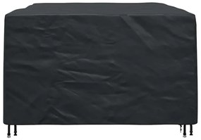 vidaXL Κάλυμμα επίπλων Μονόχρωμο Μαύρο 240 x 160 x 100 εκ. 600D