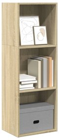 vidaXL Βιβλιοθήκη Sonoma Δρυς 40x30x114 εκ. από Επεξεργασμένο Ξύλο