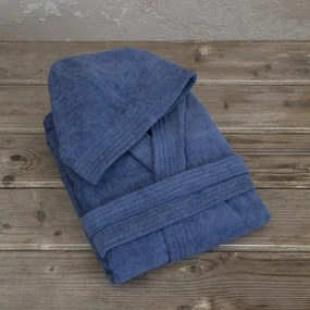 Μπουρνούζι με κουκούλα Zen - Medium - Denim Blue 5206482000841