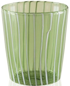 Ποτήρι Νερού 280TMA1992 8x8x9cm 320ml Green Hermia Γυαλί