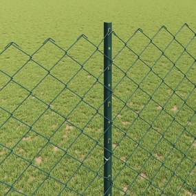 vidaXL Συρματόπλεγμα Περίφραξης με Πάσσαλο 10 x 1,6 m