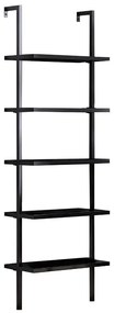 Βιβλιοθήκη Harris μαύρο 70x22x200εκ 60x22x200 εκ.