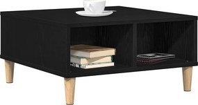 vidaXL Τραπεζάκι σαλονιού Μαύρη Οξυά 60 x 60 x 30 cm