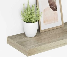 vidaXL Ράφια Τοίχου 4 τεμ. Χρώμα Δρυός 50x23x3,8 εκ. MDF
