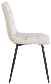 OSCAR BEIGE VELVET ΥΦΑΣΜΑ ΚΑΡΕΚΛΑ ΜΕΤΑΛΛΙΚΗ