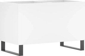 vidaXL Έπιπλο Δίσκων Λευκό 74,5 x 38 x 48 εκ. από Επεξεργασμένο Ξύλο