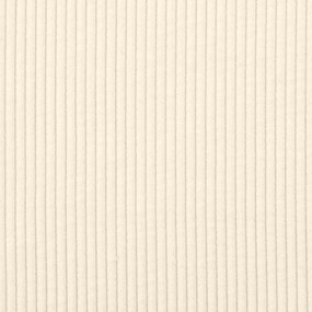 vidaXL Καναπές Loveseat Κρεμ 109 εκ. ύφασμα Corduroy