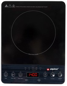 Επαγωγική Εστία Μονή 2000W ALPINA