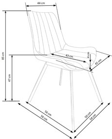 K279 chair DIOMMI V-CH-K/279-KR