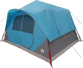 vidaXL Αυτόματη Τέντα Μπλε 365 x 380 x 200 εκ Πολυεστέρας και Χάλυβας
