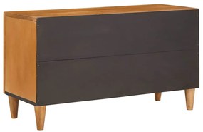 vidaXL Ντουλάπι TV Ανοιχτό καφέ 80 x 33 x 46 εκ Μασίφ ξύλο μάνγκο