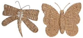 Διακόσμηση τοίχων Home ESPRIT Φυσικό Shabby Chic 44 X 4 X 46 CM (x2)