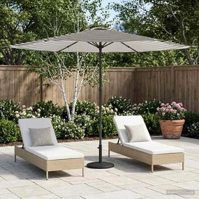vidaXL Ομπρέλα Κήπου με Βάση 300 x 300 cm Πολυεστέρας Ορθογώνιος