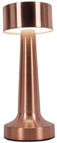 Φωτιστικό Επιτραπέζιο Επαναφορτιζόμενο 3033-Copper 9x21cm Dim Led 2W Copper Inlight