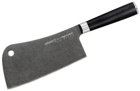Μπαλτάς MO-V Stonewash SM-0040B 18cm Black Samura Stainless Steel