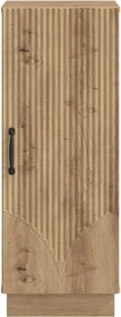 vidaXL Πλαϊνό γραφείο Artisan Δρυς 33 x 34,5 x 87 εκ.