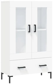 vidaXL Ντουλάπα Λευκή 69,5 x 31 x 115 εκ. από Επεξεργασμένο Ξύλο