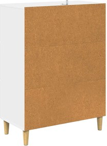 vidaXL Ντουλάπι με Συρτάρια Λευκό 66 x 34,5 x 90 εκ Επεξεργασμένο Ξύλο