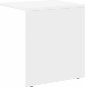 vidaXL End Table Λευκό 37 x 32 x 40 εκ Επεξεργασμένο ξύλο