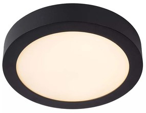 Φωτιστικό Οροφής Lucide 28116-24-30 BRICE-LED Μαύρο Ματ (Black Mat) 3000 K
