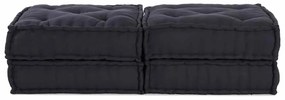 vidaXL Μαξιλάρι 2 pcs Ανθρακί 70 x 70 x 36 εκ Πολυεστέρας