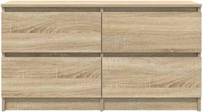 vidaXL Έπιπλο Τηλεόρασης Sonoma Δρυς 100x35x54 εκ. Επεξ. Ξύλο