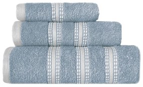 Πετσέτες Promise (Σετ 3τμχ) Dusty Aqua Nef-Nef Towels Set 70x140cm 100% Βαμβάκι