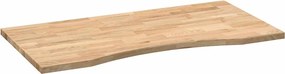 VidaXL Επιτραπέζια Επιφάνεια Ακατέργαστη Μασίφ Ξύλο Δρυς Ορθογώνια