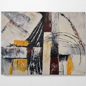 Πίνακας Καμβάς 405HND1175 100x70cm Multi Wallity Οριζόντιοι Ξύλο, Καμβάς
