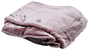 Κουβέρτα μινκ σε χρώμα σάπιο μήλο 220x230
