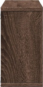 vidaXL Ντουλάπι Τοίχου Καφέ Δρυς 100x16x30 εκ. από Επεξεργασμένο Ξύλο