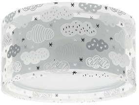 Παιδικό Φωτιστικό Πλαφονιέρα Ango Clouds Grey 41416 E