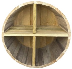 Tesias Ράφια από βαρέλι με 4 χωρίσματα - 52x33cm-Tesias  TES-796