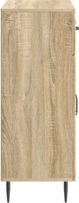 vidaXL Πλαϊνό γραφείο Sonoma Δρυς 66 x 34,5 x 89,5 εκ